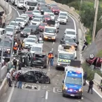 Un muerto y seis heridos tras colisión múltiple provocada por un camión en Chile